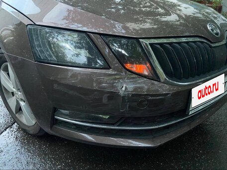 2019 Skoda Octavia III (A7) Рестайлинг, коричневый, 1890000 рублей, вид 2