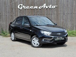2021 Lada (ВАЗ) Granta I Рестайлинг, чёрный, 610000 рублей, вид 3