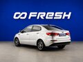 2017 Kia Rio III Рестайлинг, серебристый - вид 1