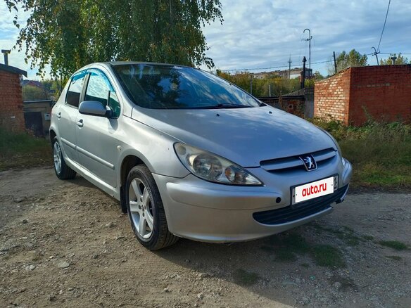 2003 Peugeot 307 I, серый, 210000 рублей - вид 1