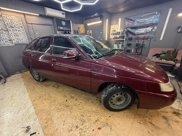 2005 Lada (ВАЗ) 2112, красный, 235000 рублей - вид 3