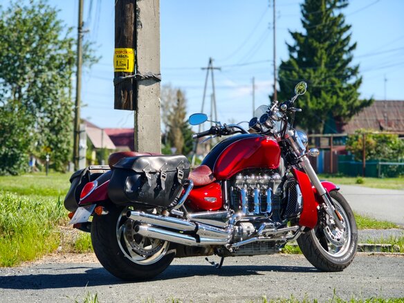 2005 Triumph Rocket III, чёрный, 650000 рублей - вид 9