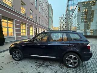 2007 BMW X3 30i I (E83) Рестайлинг, синий, 1350000 рублей, вид 3