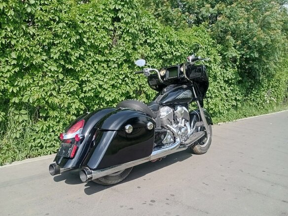2017 Indian Chieftain, чёрный, 1100000 рублей - вид 5