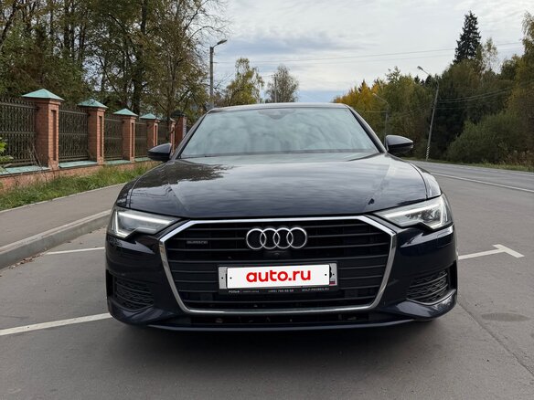 2021 Audi A6 45 TFSI V (C8), синий, 4900000 рублей