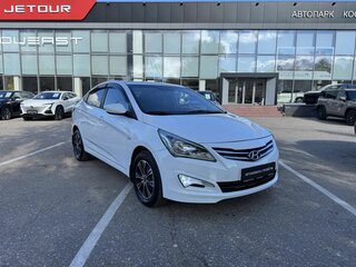 2014 Hyundai Solaris I Рестайлинг, белый, 899000 рублей, вид 1