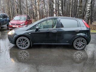 2008 Fiat Punto III Grande Punto, чёрный, 370000 рублей, вид 4