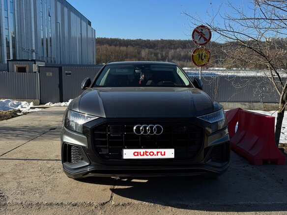 2020 Audi Q8 55 TFSI I (4M), серый - вид 12