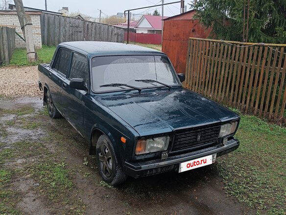 2009 Lada (ВАЗ) 2107, зелёный, 180000 рублей - вид 2