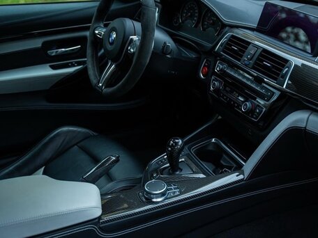 2019 BMW M4 Competition Package F82/F83 Рестайлинг, синий, вид 4