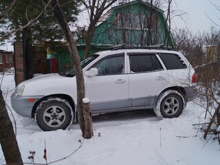 2002 Hyundai Santa Fe I, белый, 600000 рублей, вид 4