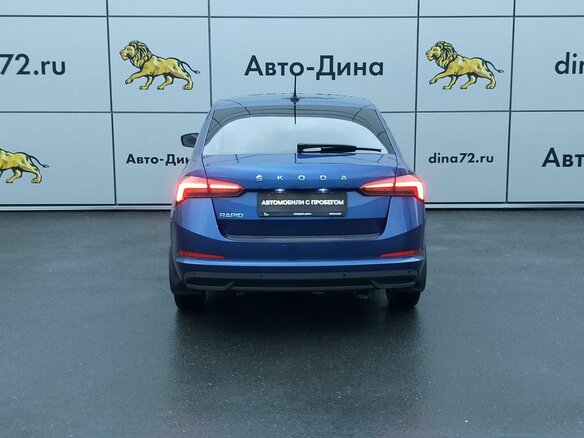 2020 Skoda Rapid II, синий, 1790000 рублей - вид 5