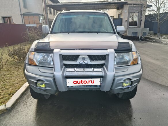 2003 Mitsubishi Montero III, серебристый, 880000 рублей - вид 1