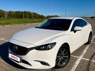 2015 Mazda 6 III (GJ) Рестайлинг, белый, 1870000 рублей, вид 3