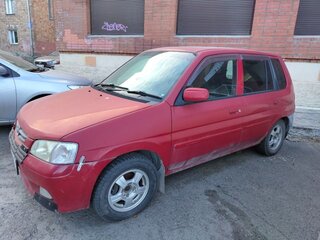 2001 Mazda Demio I (DW), красный, 350000 рублей, вид 3
