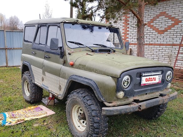1997 УАЗ 31519, зелёный, 255000 рублей - вид 1