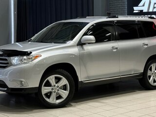 2012 Toyota Highlander II (XU40) Рестайлинг, серебристый, 2097000 рублей, вид 2