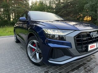 2020 Audi Q8 50 TDI I (4M), синий, 6500000 рублей, вид 3