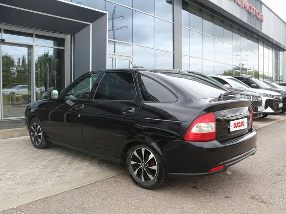 2009 Lada (ВАЗ) Priora I, чёрный - вид 3