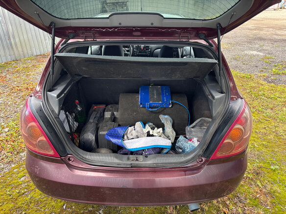 2004 Nissan Almera II (N16) Рестайлинг, красный, 360000 рублей - вид 25