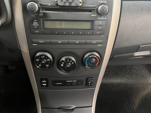 2008 Toyota Corolla X (E140, E150), чёрный, 950000 рублей - вид 13