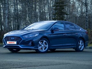 2018 Hyundai Sonata LPi VII (LF) Рестайлинг, серый, 1600000 рублей, вид 1