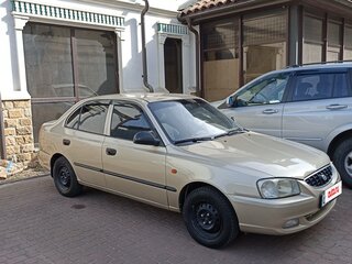 2005 Hyundai Accent ТагАЗ II, золотистый, 525000 рублей, вид 3