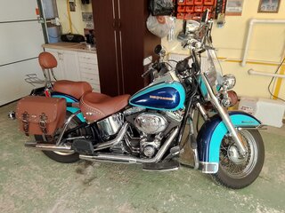 2004 Harley-Davidson Heritage, синий, 730000 рублей, вид 1