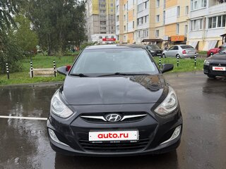 2011 Hyundai Solaris I, чёрный, 674000 рублей, вид 2