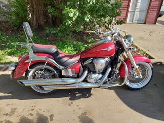 2007 Kawasaki VN900 Vulcan, красный, 520000 рублей, вид 3