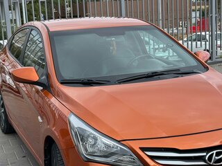 2015 Hyundai Solaris I Рестайлинг, оранжевый, 1150000 рублей, вид 3