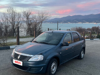2010 Renault Logan I Рестайлинг, синий, 560000 рублей, вид 1