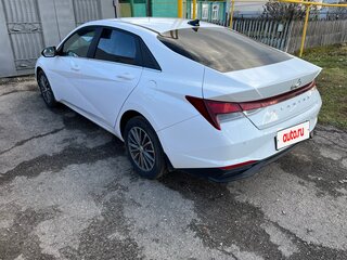 2021 Hyundai Elantra VII (CN7), белый, 1800000 рублей, вид 2