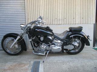 2002 Yamaha XVS1100, чёрный, 449000 рублей, вид 2