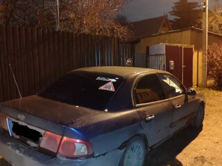 2003 Kia Optima I Рестайлинг, синий, 200000 рублей, вид 4