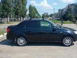 2014 Lada (ВАЗ) Granta I, чёрный, 360000 рублей, вид 3