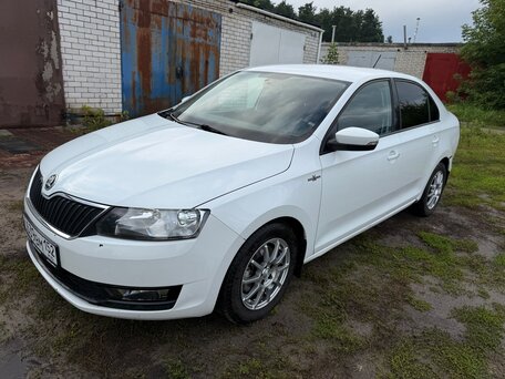 2019 Skoda Rapid I Рестайлинг, белый, 1070000 рублей, вид 3