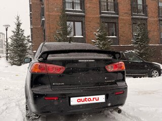 2008 Mitsubishi Lancer X, чёрный, 650000 рублей, вид 3