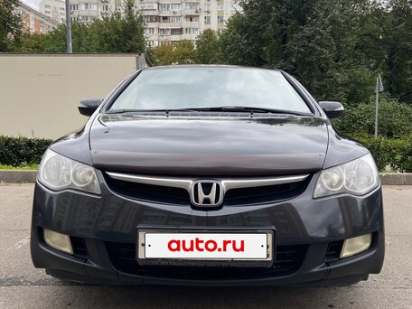 2008 Honda Civic VIII, чёрный, 830000 рублей, вид 2