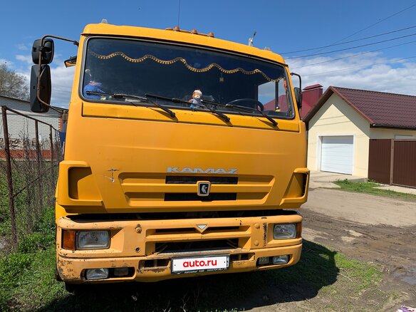 2008 КамАЗ 65116, жёлтый, 1580000 рублей - вид 9