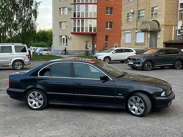 1998 BMW 5 серии 520i IV (E39), чёрный, 500000 рублей - вид 5