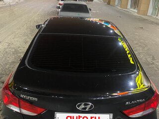 2012 Hyundai Elantra V (MD), чёрный, 949000 рублей, вид 4