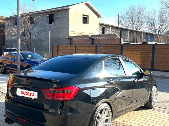 2020 Lada (ВАЗ) Vesta I, чёрный, 1250000 рублей - вид 3