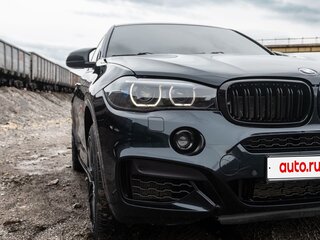2014 BMW X6 50i II (F16), синий, 2900000 рублей, вид 4