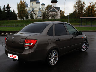 2016 Lada (ВАЗ) Granta I, коричневый, 570000 рублей, вид 5