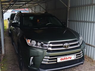 2017 Toyota Highlander III (XU50) Рестайлинг, серый, 3895000 рублей, вид 4