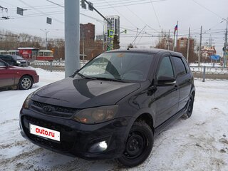 2013 Lada (ВАЗ) Kalina II, чёрный, 415000 рублей, вид 2