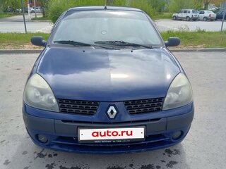 2002 Renault Symbol I Рестайлинг, синий, 270000 рублей, вид 1