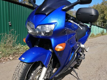 2001 Honda VFR 800, синий, 385000 рублей, вид 1