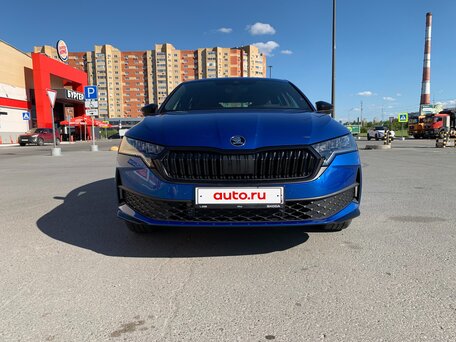 2025 Skoda Octavia IV (A8) Рестайлинг, синий, 4300000 рублей, вид 4